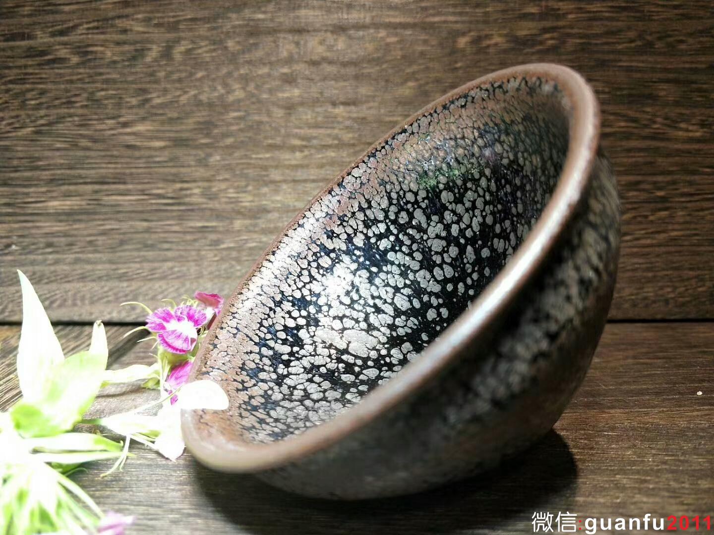 國(guó)家級(jí)大師-孫建興 油滴盞：口徑9.5*5