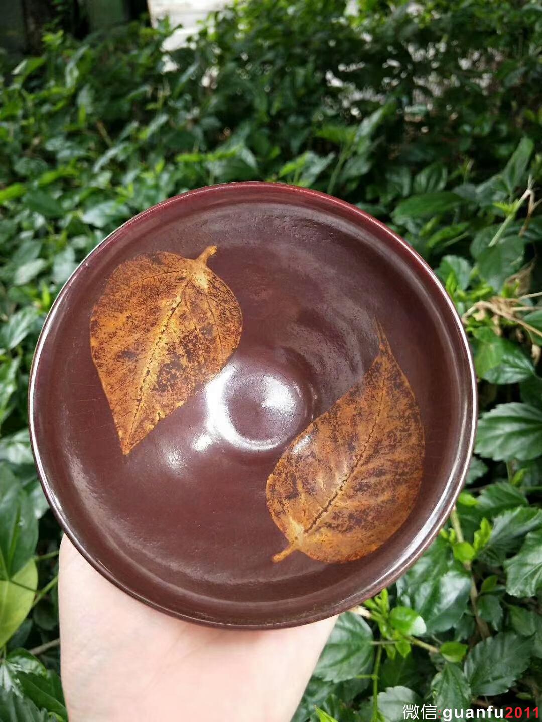 國(guó)家級(jí)大師-孫建興 雙木葉盞：口徑12*7