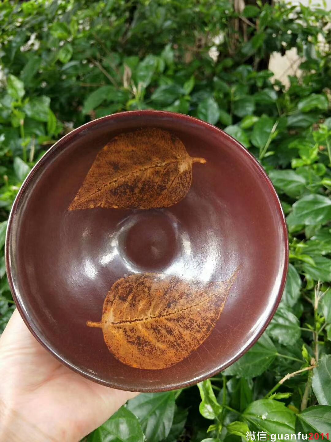 國(guó)家級(jí)大師-孫建興 雙木葉盞：口徑12*7