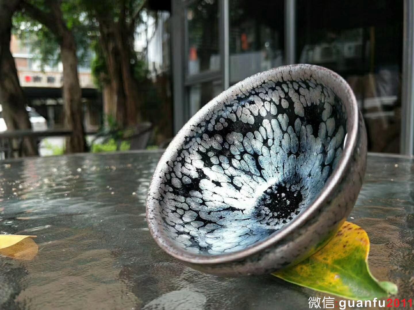 杜祥斌老師 油滴束口盞：口徑9*5.5