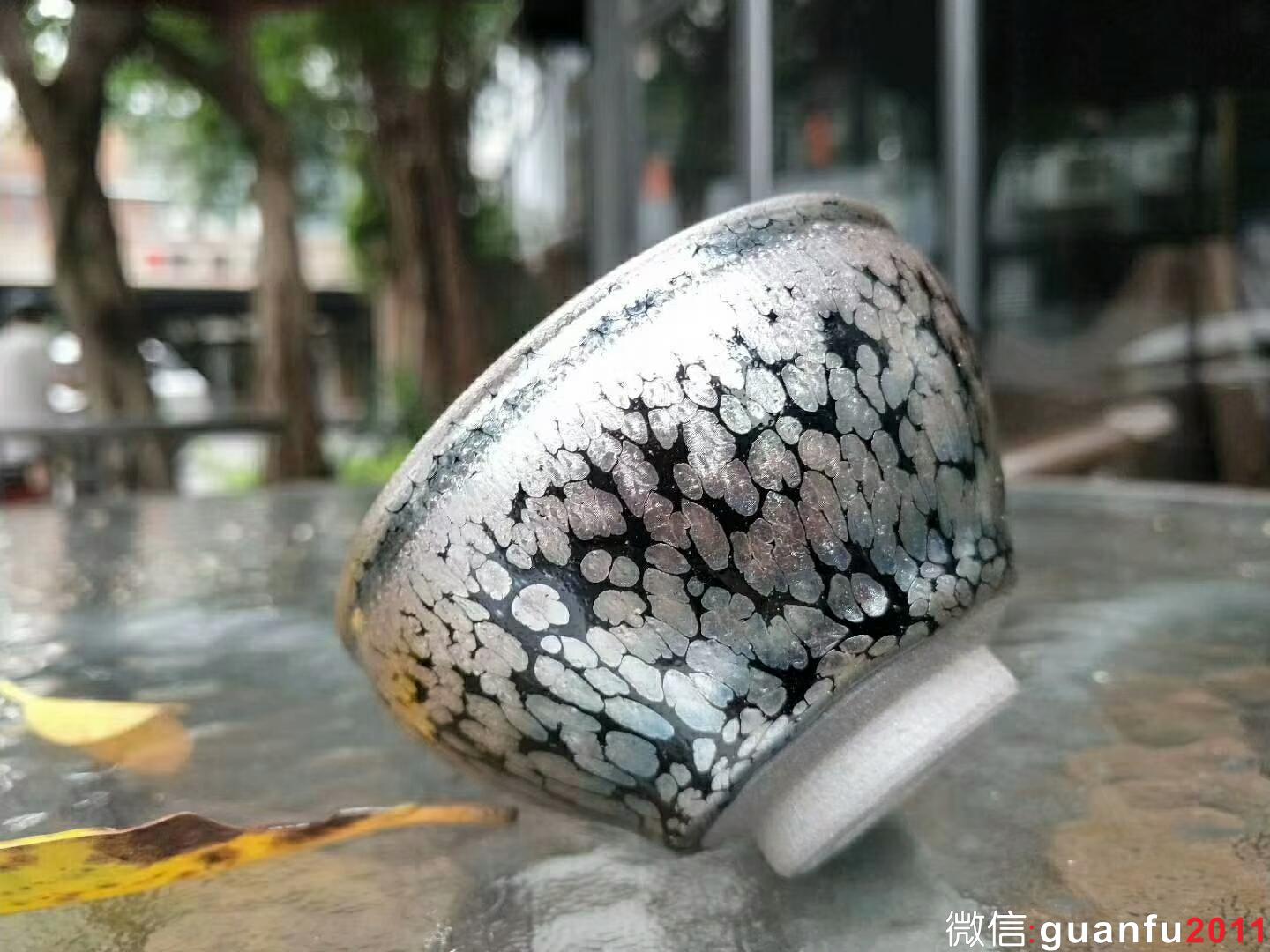 杜祥斌老師 油滴束口盞：口徑9*5.5