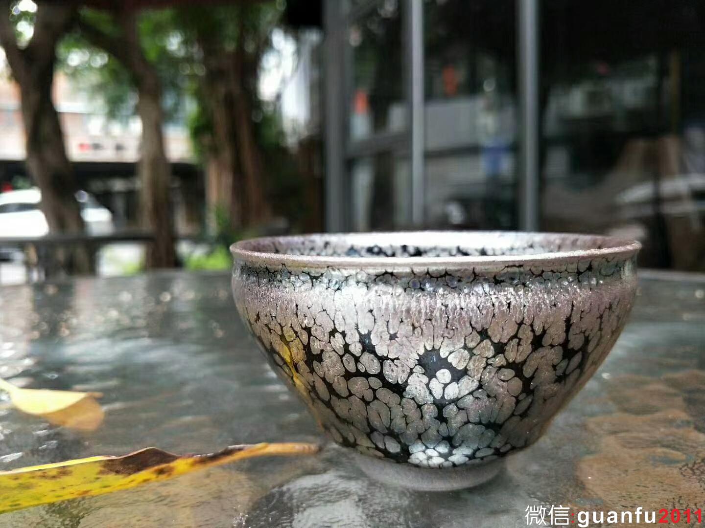 杜祥斌老師 油滴束口盞：口徑9*5.5