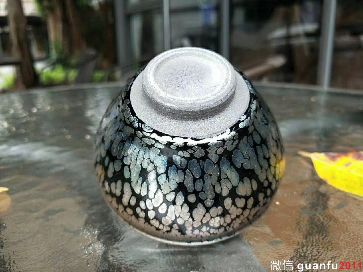 杜祥斌老師 油滴束口盞：口徑9*5.5