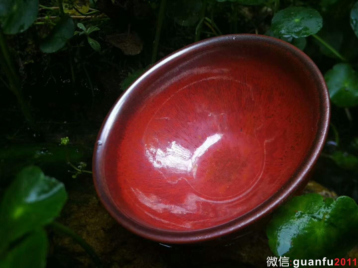 孫莉老師 柿紅盞：口徑9*5.2