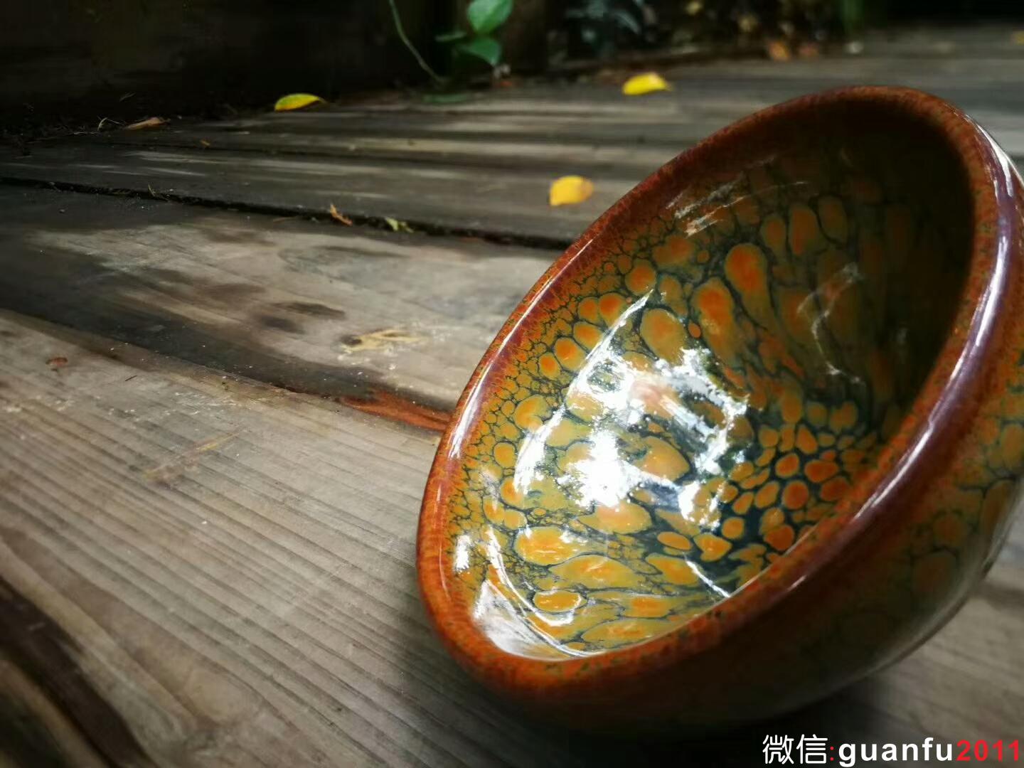 孫福昆 鷓鴣斑：口徑8.3*4.8