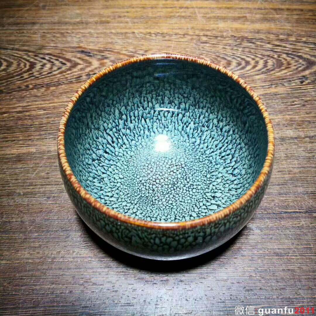 范澤鋒大師 精品天目盞：口徑8.5*9*5.6