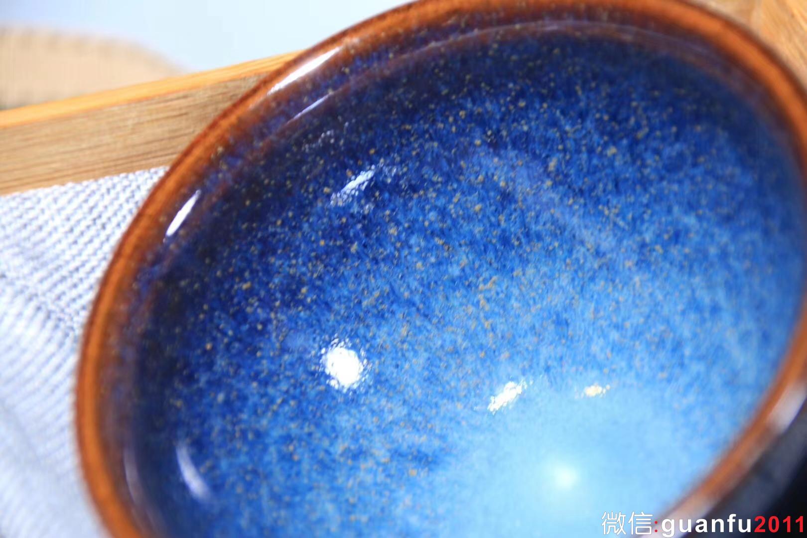 孫建興老師 精品 藍釉 9.5 x 5.3 cm