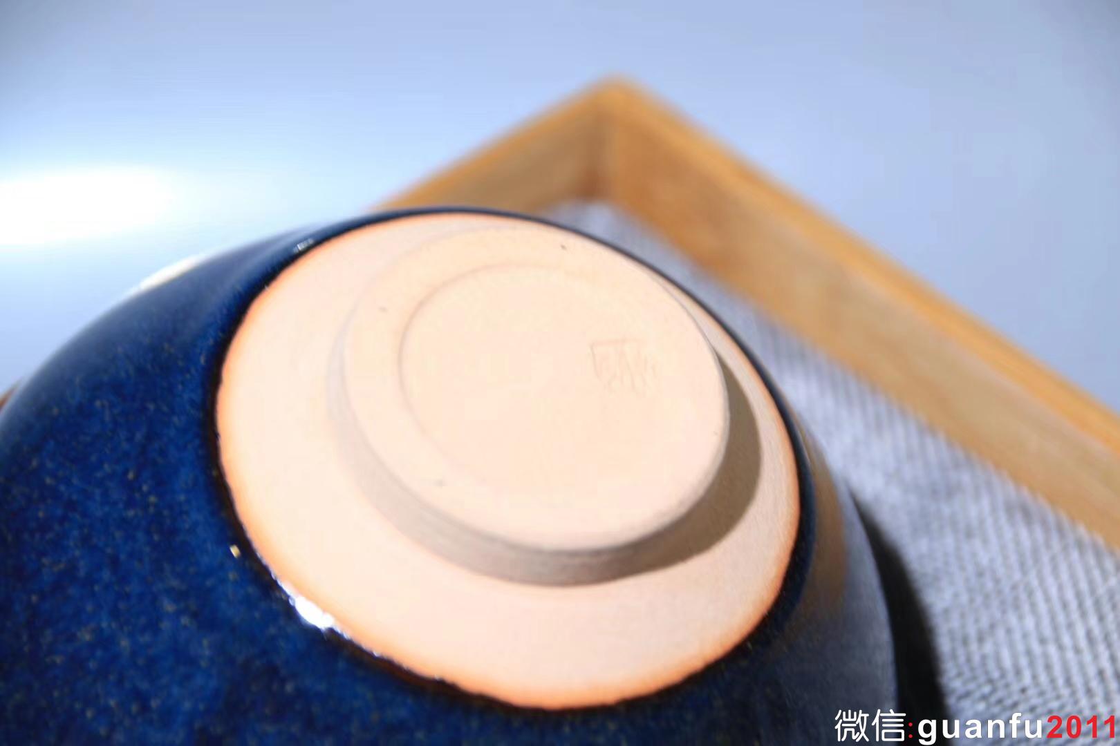 孫建興老師 精品 藍釉 9.5 x 5.3 cm