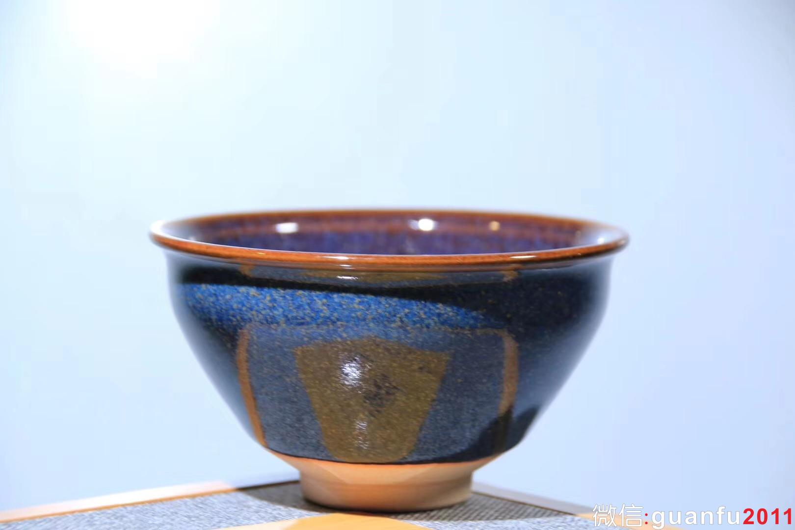 孫建興老師 精品 藍釉 9.5 x 5.3 cm