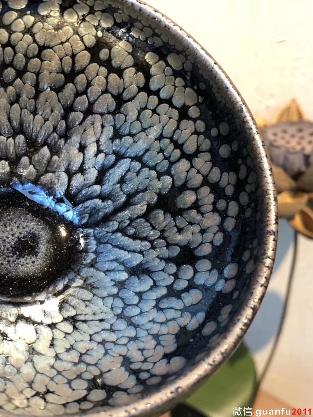 （飛惺） 藍(lán)月亮鷓鴣斑  如意缽 口：9高：6