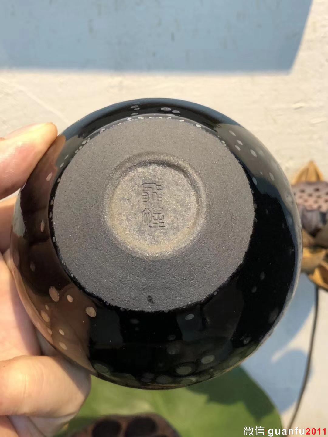 （飛惺） 藍(lán)月亮鷓鴣斑  如意缽 口：9高：6