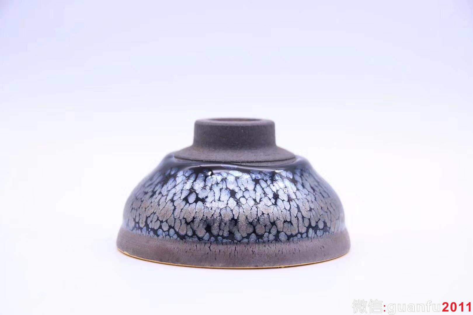 李昌海老師 手作 24K金 雙釉面金盞 束口 口徑8.8 x 4.8