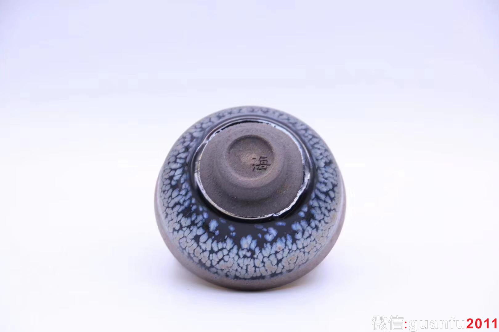 李昌海老師 手作 24K金 雙釉面金盞 束口 口徑8.8 x 4.8