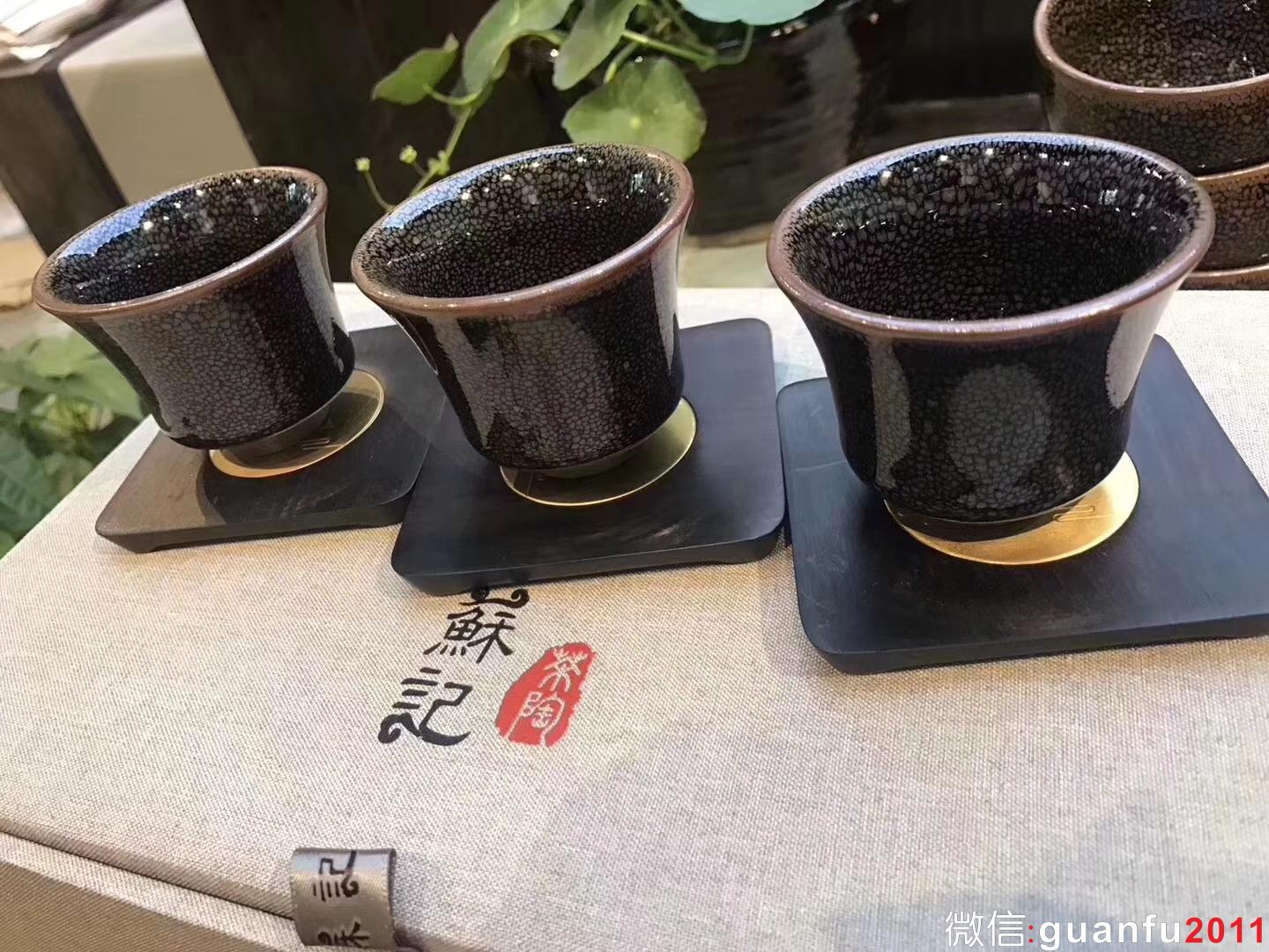 作者：蘇天培 作品：天目六杯組