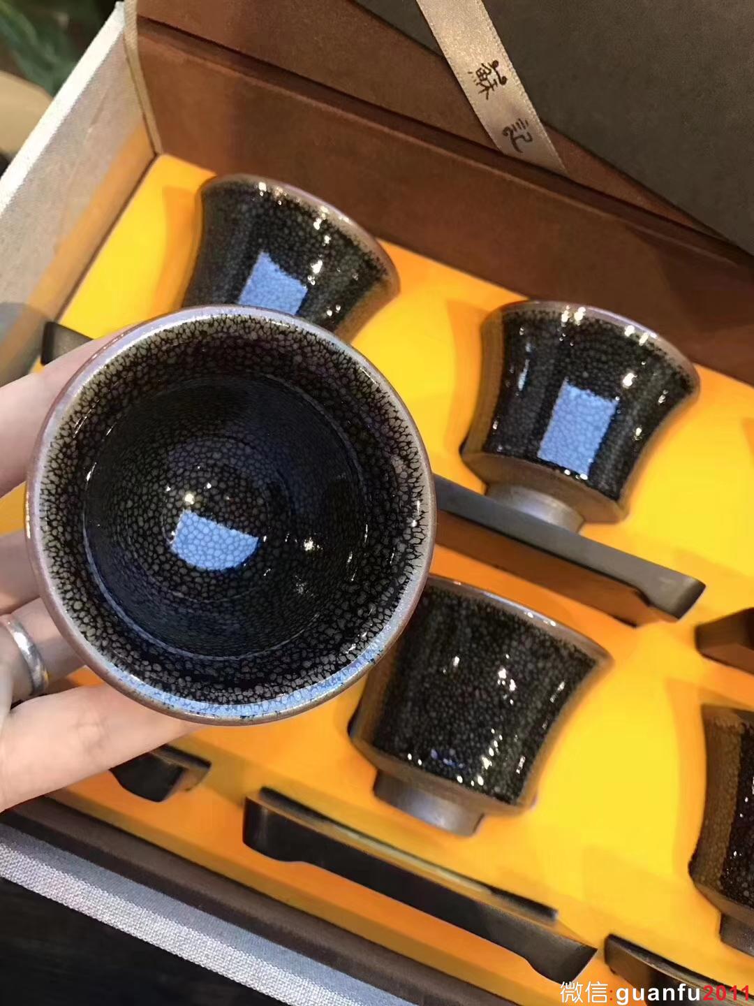 作者：蘇天培 作品：天目六杯組