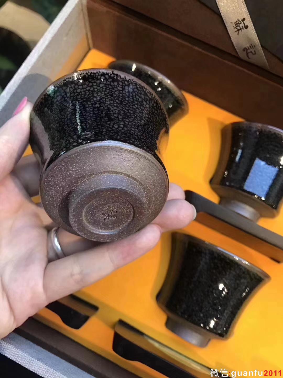 作者：蘇天培 作品：天目六杯組