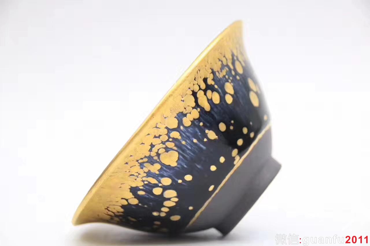 范澤鋒：老師作品 —金油滴 斗笠型 全稱“國(guó)家研究員級(jí)高級(jí)工藝美術(shù)師”中國(guó)天目第一人