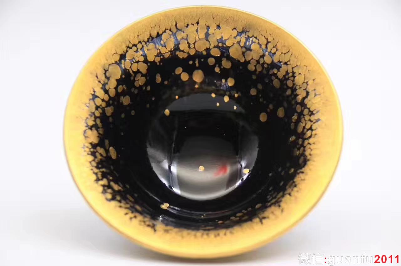 范澤鋒：老師作品 —金油滴 斗笠型 全稱“國(guó)家研究員級(jí)高級(jí)工藝美術(shù)師”中國(guó)天目第一人