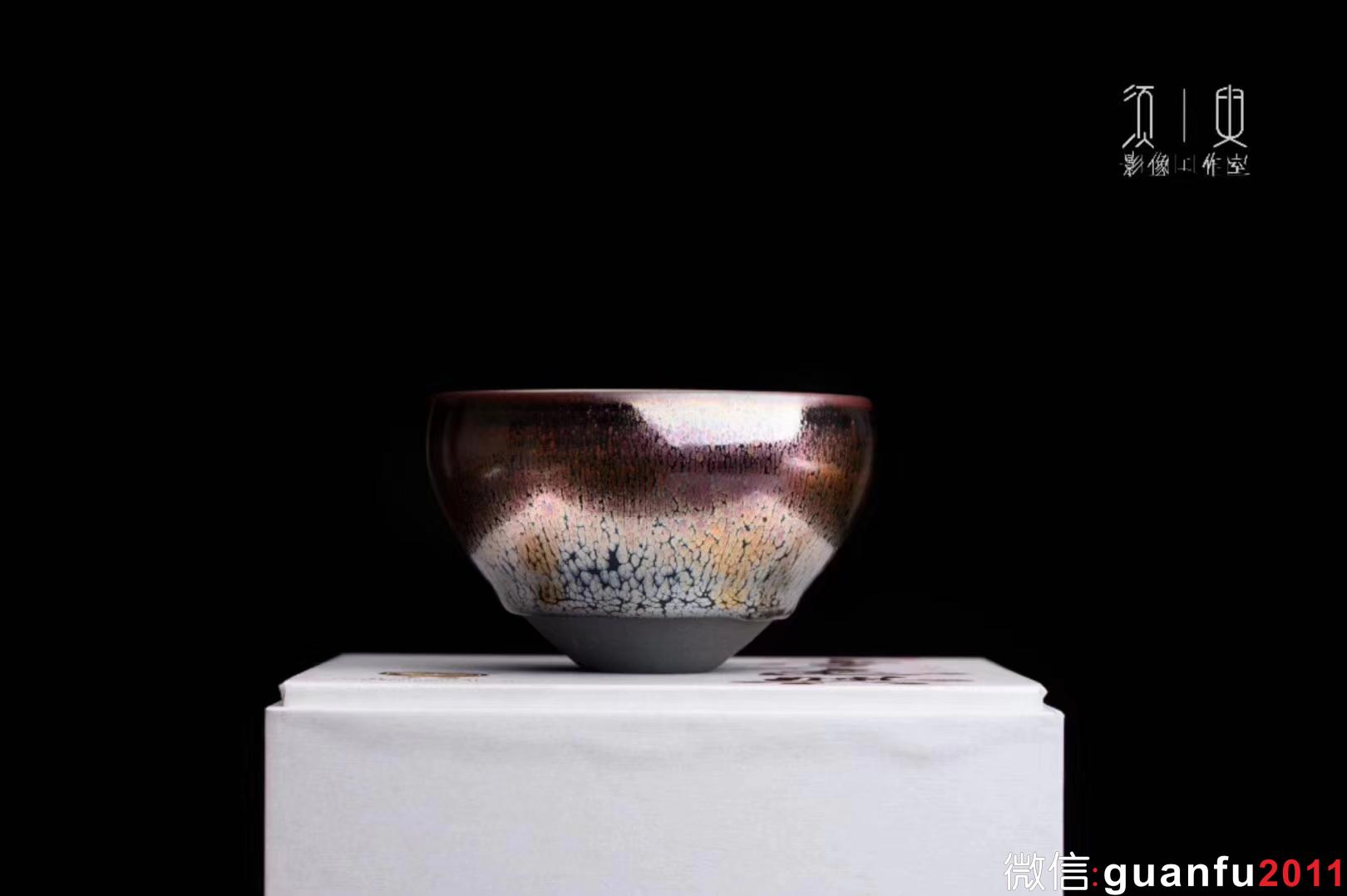 李盞工坊 高級(jí)工藝美術(shù)師：李遠(yuǎn)興老師 紫霞系列產(chǎn)品之一 缽型 口：9高：6