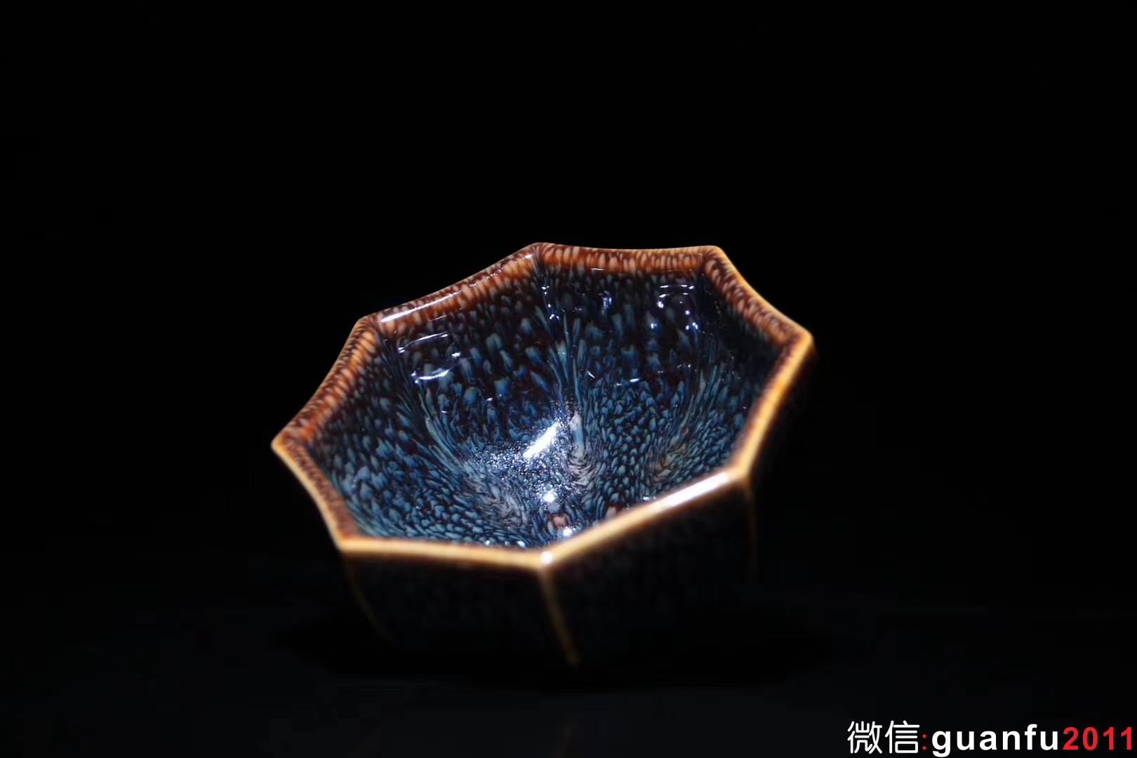 【莊子八則】星月盞   范澤鋒制 口徑:8.6公分高4.5公分