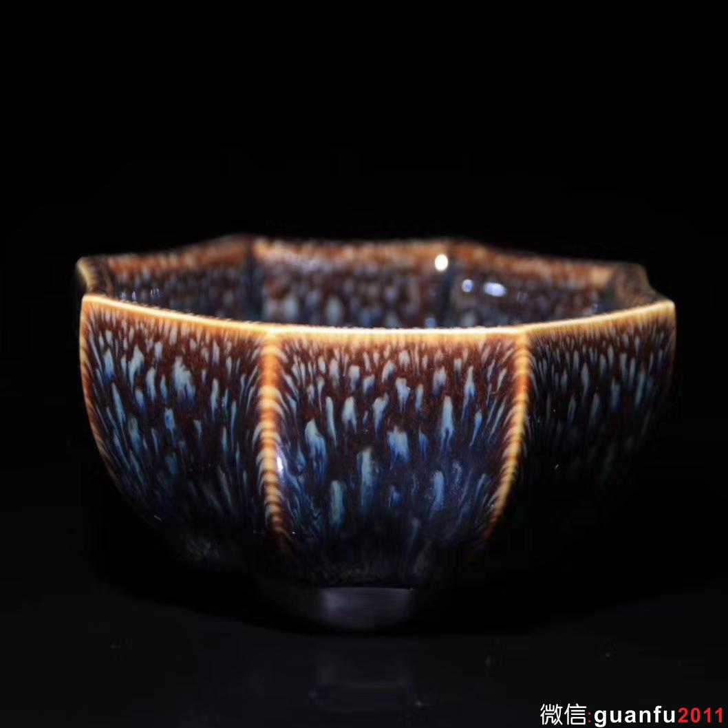 【莊子八則】星月盞   范澤鋒制 口徑:8.6公分高4.5公分