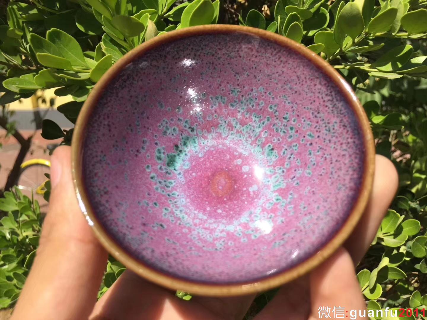 臺灣陶藝家 作者：郭明慶老師 作品：鈞瓷 規(guī)格：8.5*4.5Cm