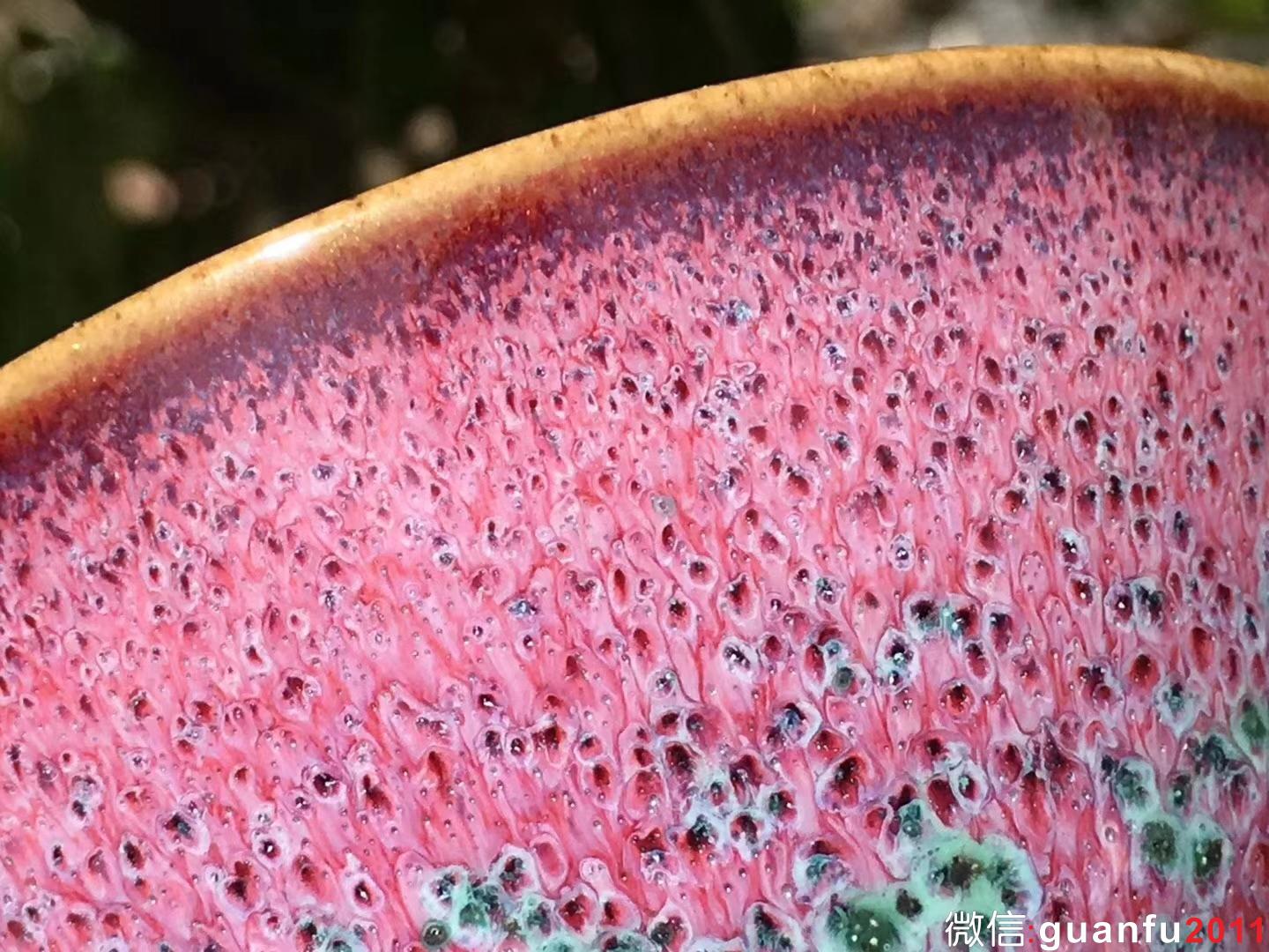 臺灣陶藝家 作者：郭明慶老師 作品：鈞瓷 規(guī)格：8.5*4.5Cm