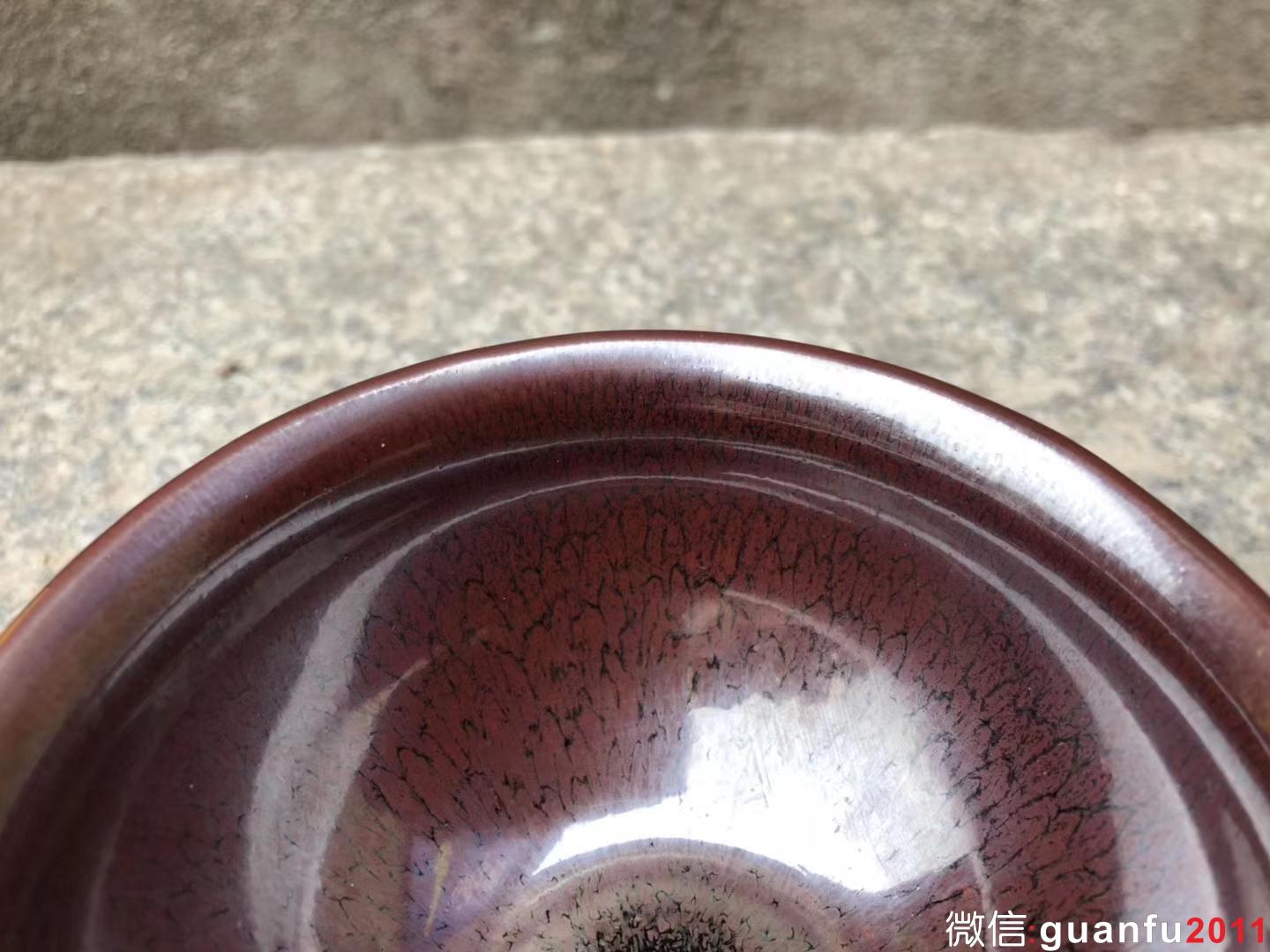 陳大鵬老師 紅鷓鴣斑茶盞 口：9高：6