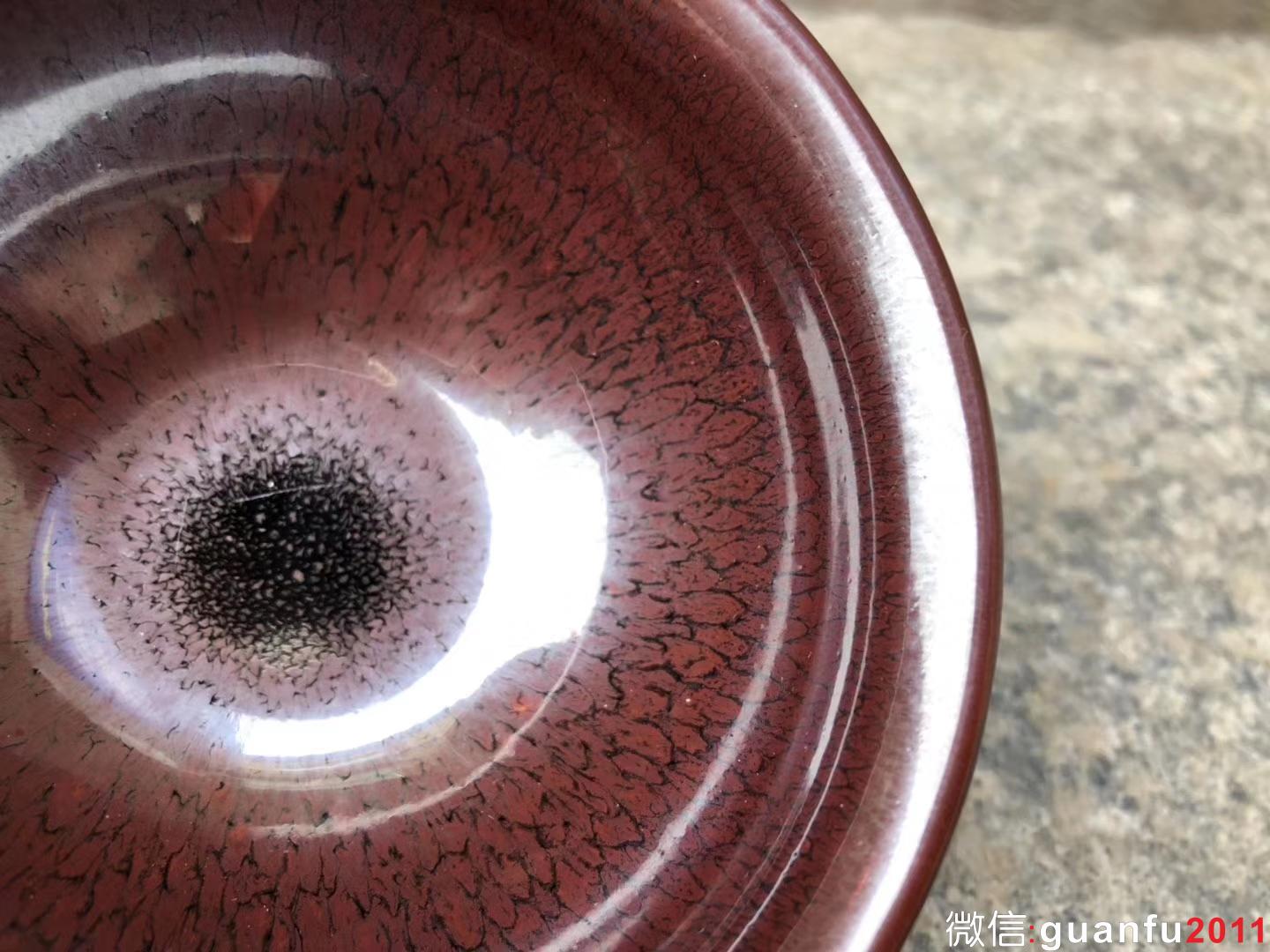 陳大鵬老師 紅鷓鴣斑茶盞 口：9高：6