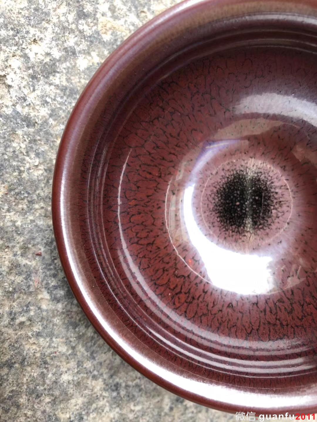 陳大鵬老師 紅鷓鴣斑茶盞 口：9高：6