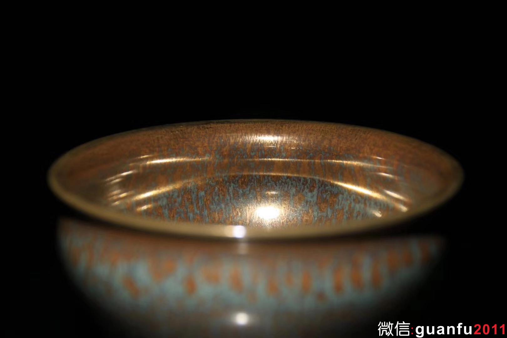 范澤鋒老師 金絲玉毫 瓷胎 口徑9 高5.7