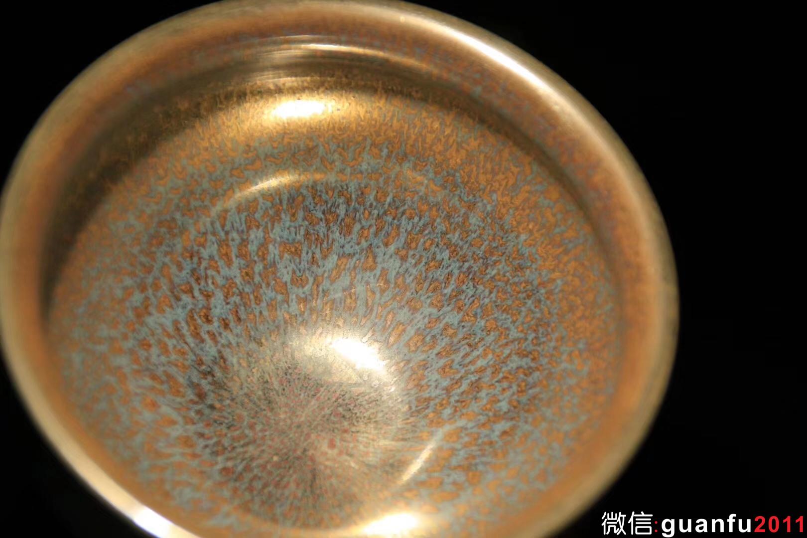 范澤鋒老師 金絲玉毫 瓷胎 口徑9 高5.7