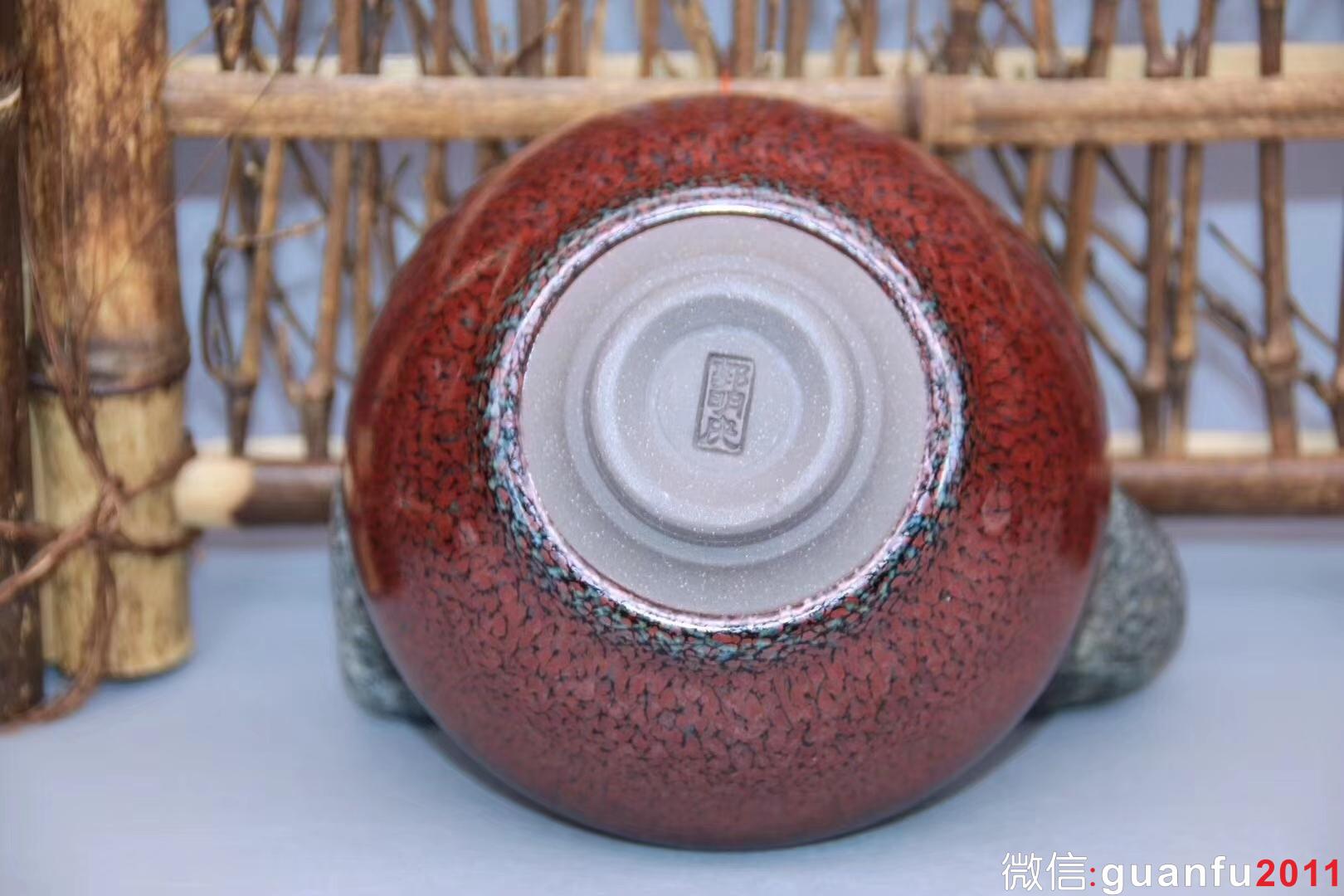 臺灣-陶藝家 郭明慶老師 紅鷓鴣斑