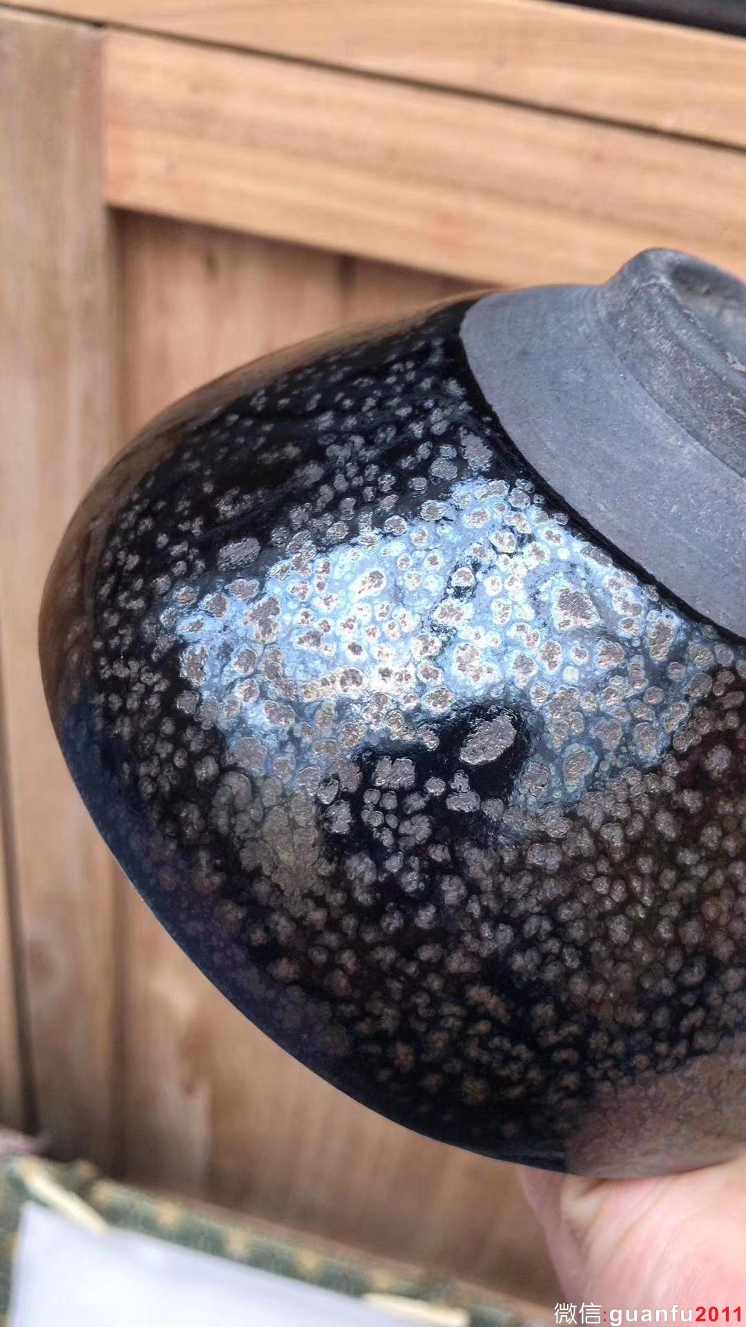 孫建興老師 國(guó)大師 95年作品 油滴 茶盞  口徑：11.5*6.7