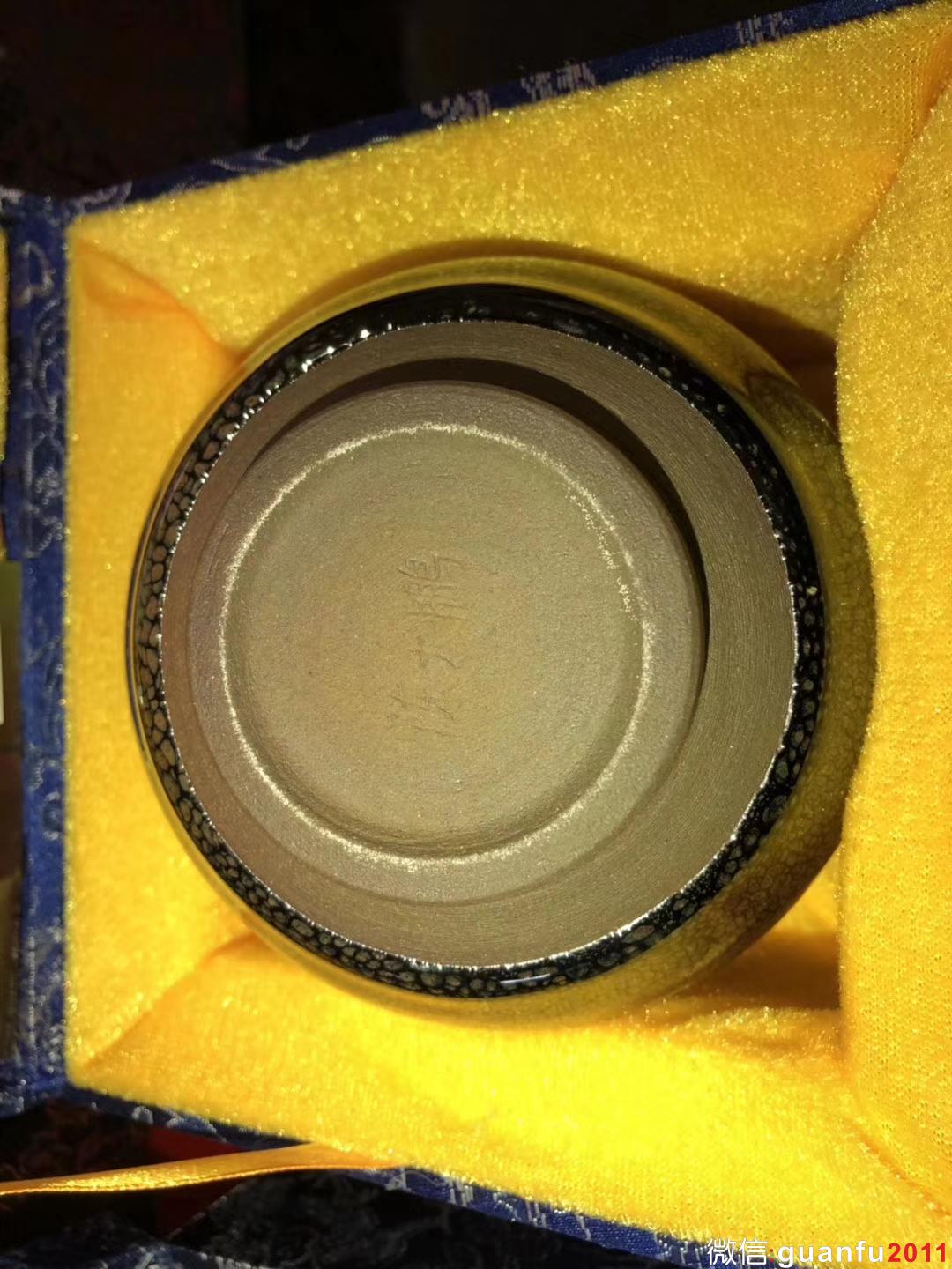 陳大鵬老師 鷓鴣斑 大缽型  口徑：11高：8