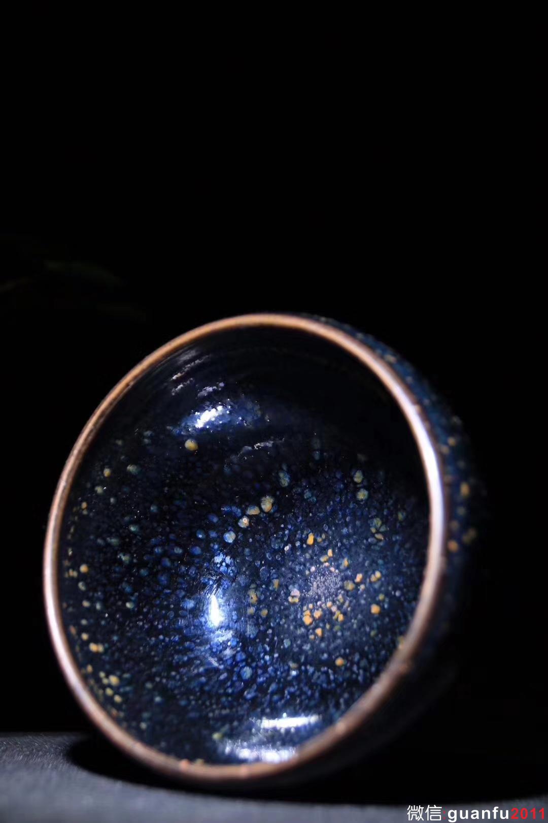 臺(tái)灣一 邱藏億大師 作品 黑釉茶碗 新品缽 口徑：8.3 高：5.3