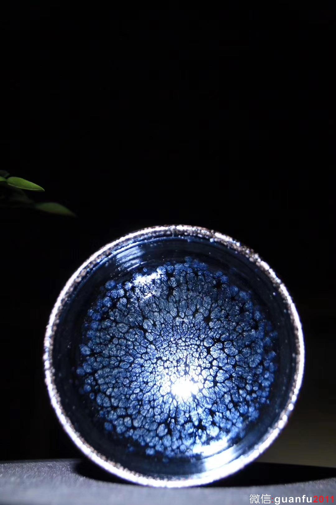 陳春華老師 黑釉油滴 口徑：9高5