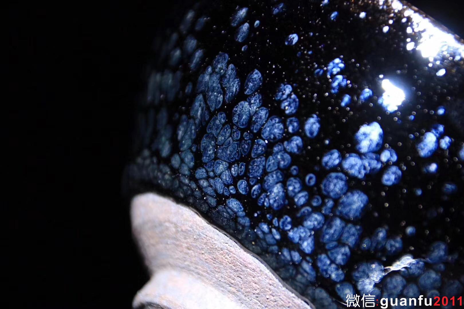 陳春華老師 黑釉油滴 口徑：9高5