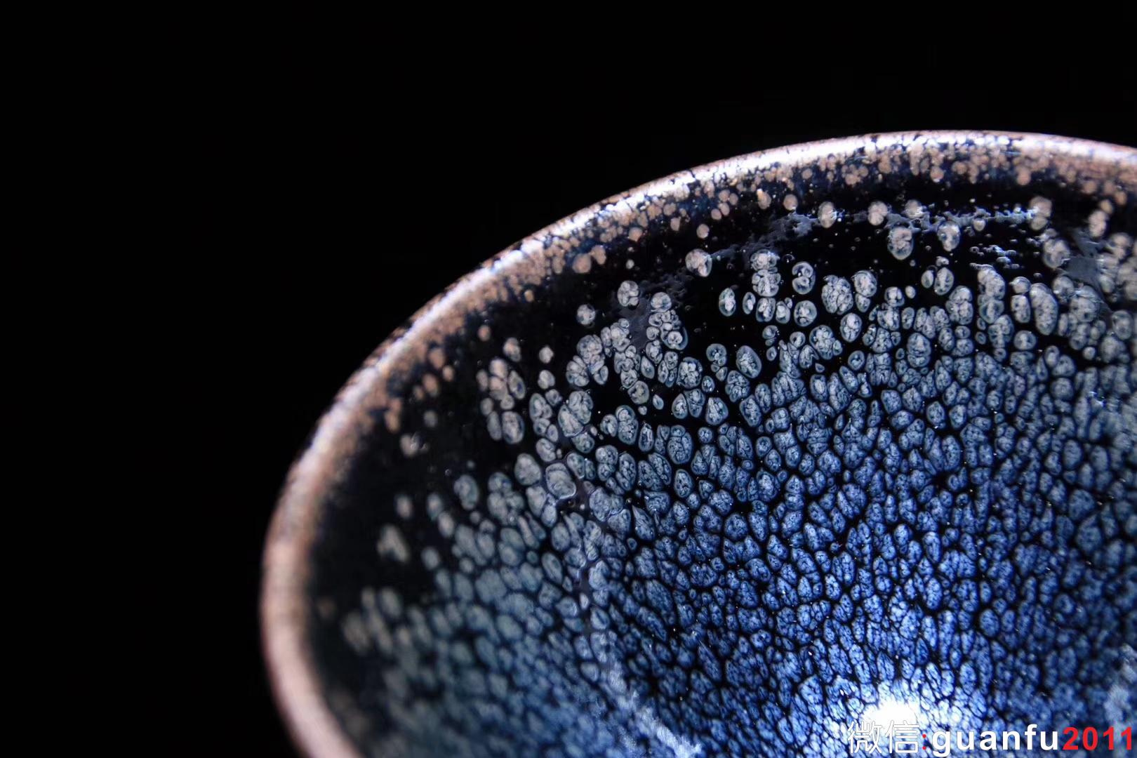 陳春華老師 黑釉油滴 口徑8.3、高5.3