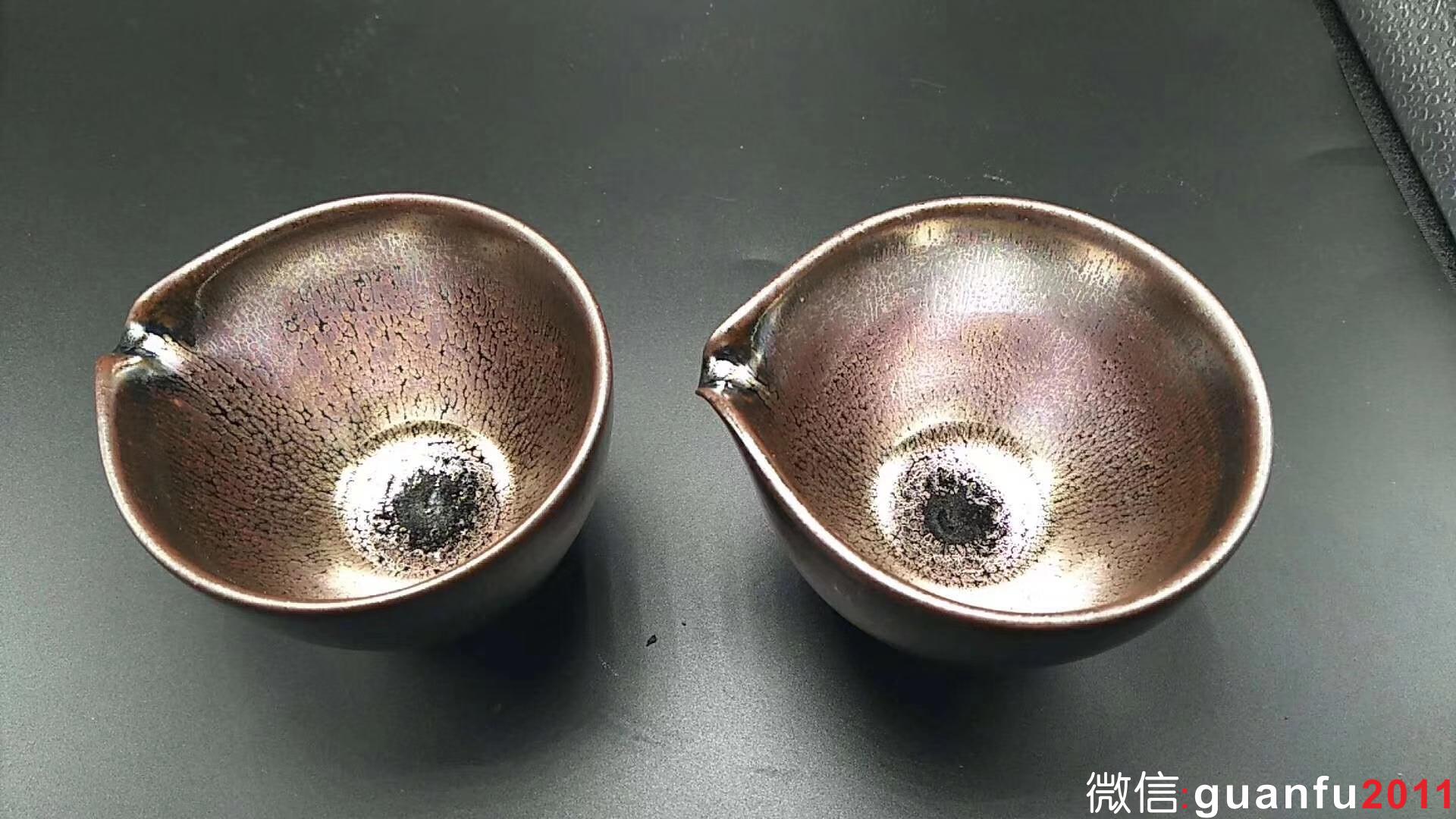 李遠(yuǎn)興老師  新品：（紫霞系列-油滴）  口：10高：8 公道杯子