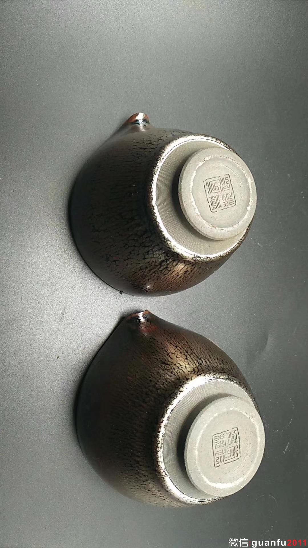 李遠(yuǎn)興老師  新品：（紫霞系列-油滴）  口：10高：8 公道杯子