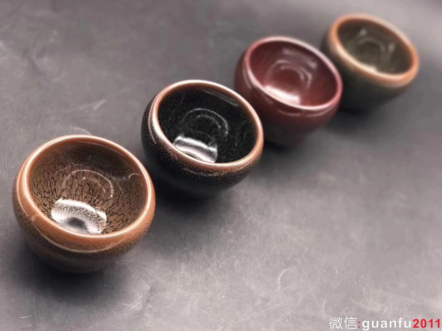 陳大鵬老師 4色鷓鴣斑茶盞 雞蛋杯子