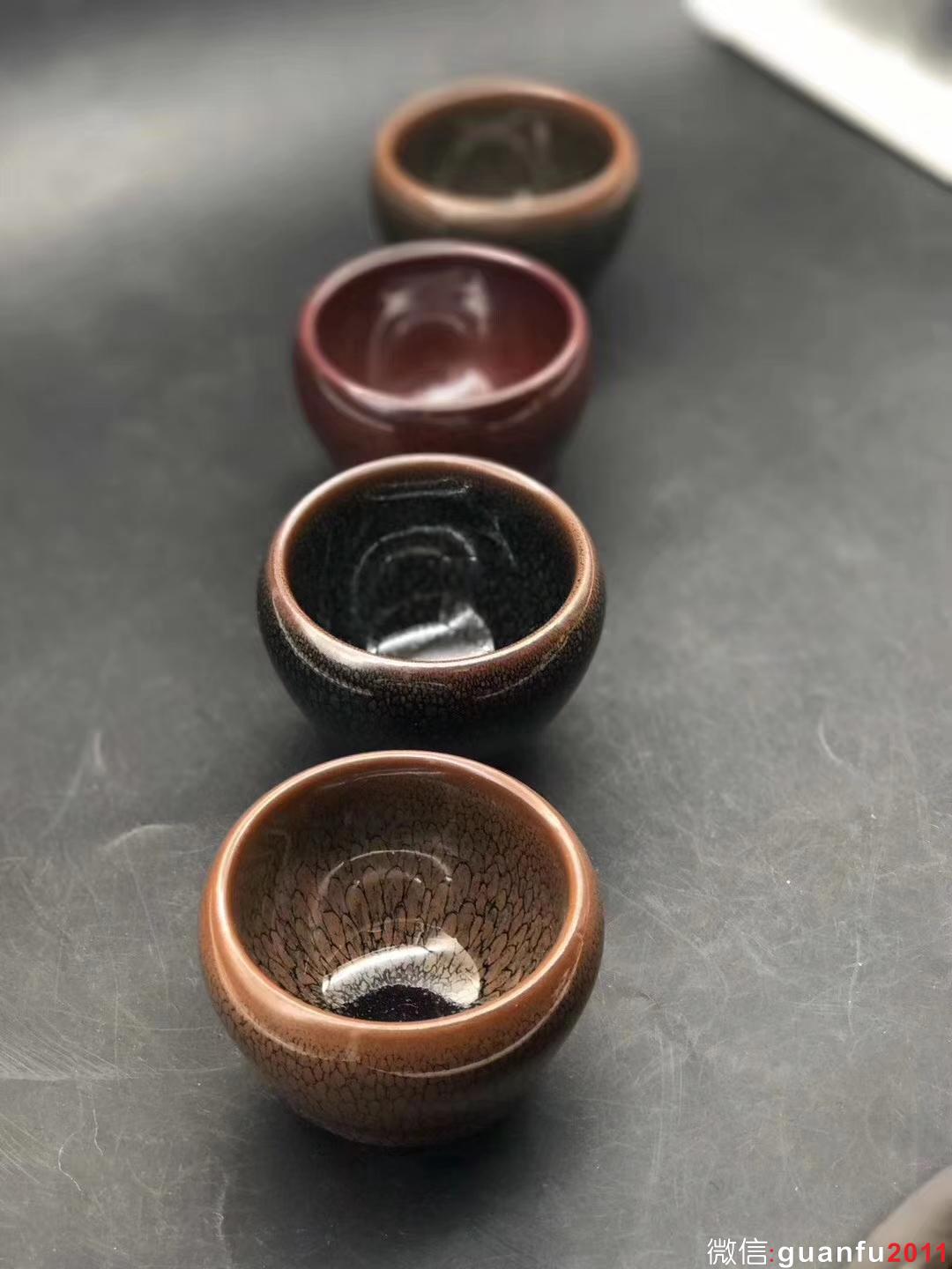 陳大鵬老師 4色鷓鴣斑茶盞 雞蛋杯子