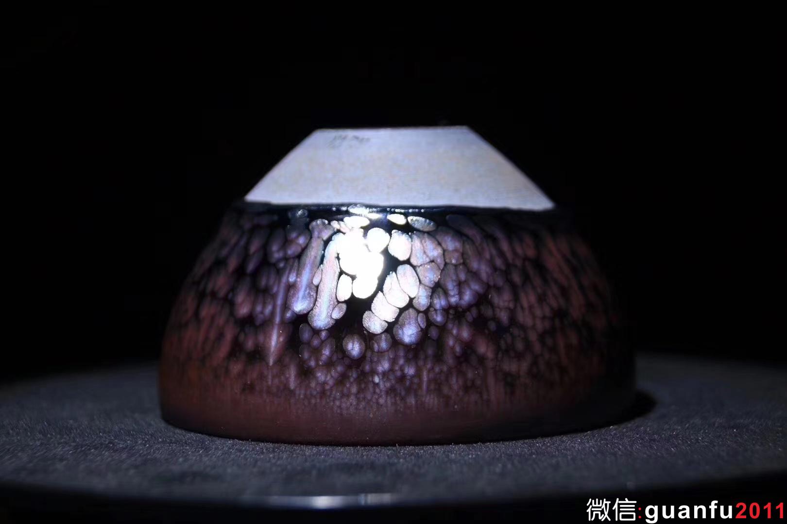 【作者】李昌海老師 作品 【品名】彩華-鷓鴣斑 【規(guī)格】9 x 5.8 cm  【制作】落款配證書(shū)  【品相】全品無(wú)暇 【材質(zhì)】鐵胎，天然礦釉 【產(chǎn)地】建陽(yáng)·水吉 【燒制溫度】1300度