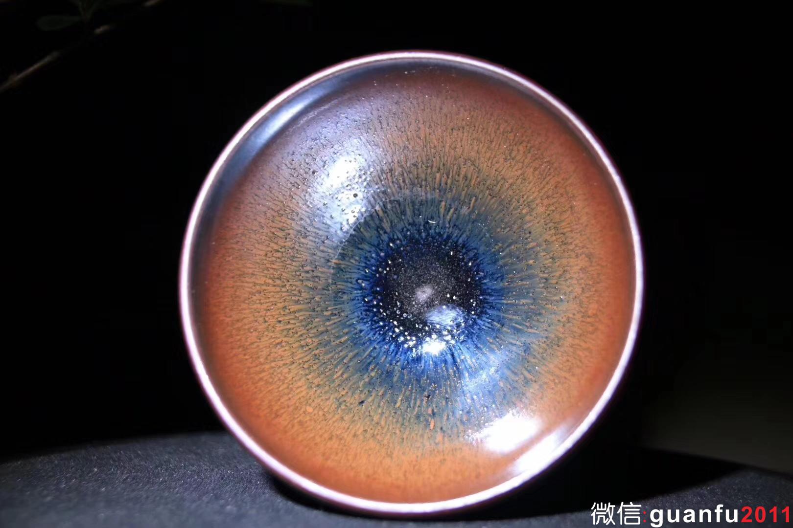 李遠(yuǎn)興老師 龍窯柴燒 兔毫 口徑9 高5.3