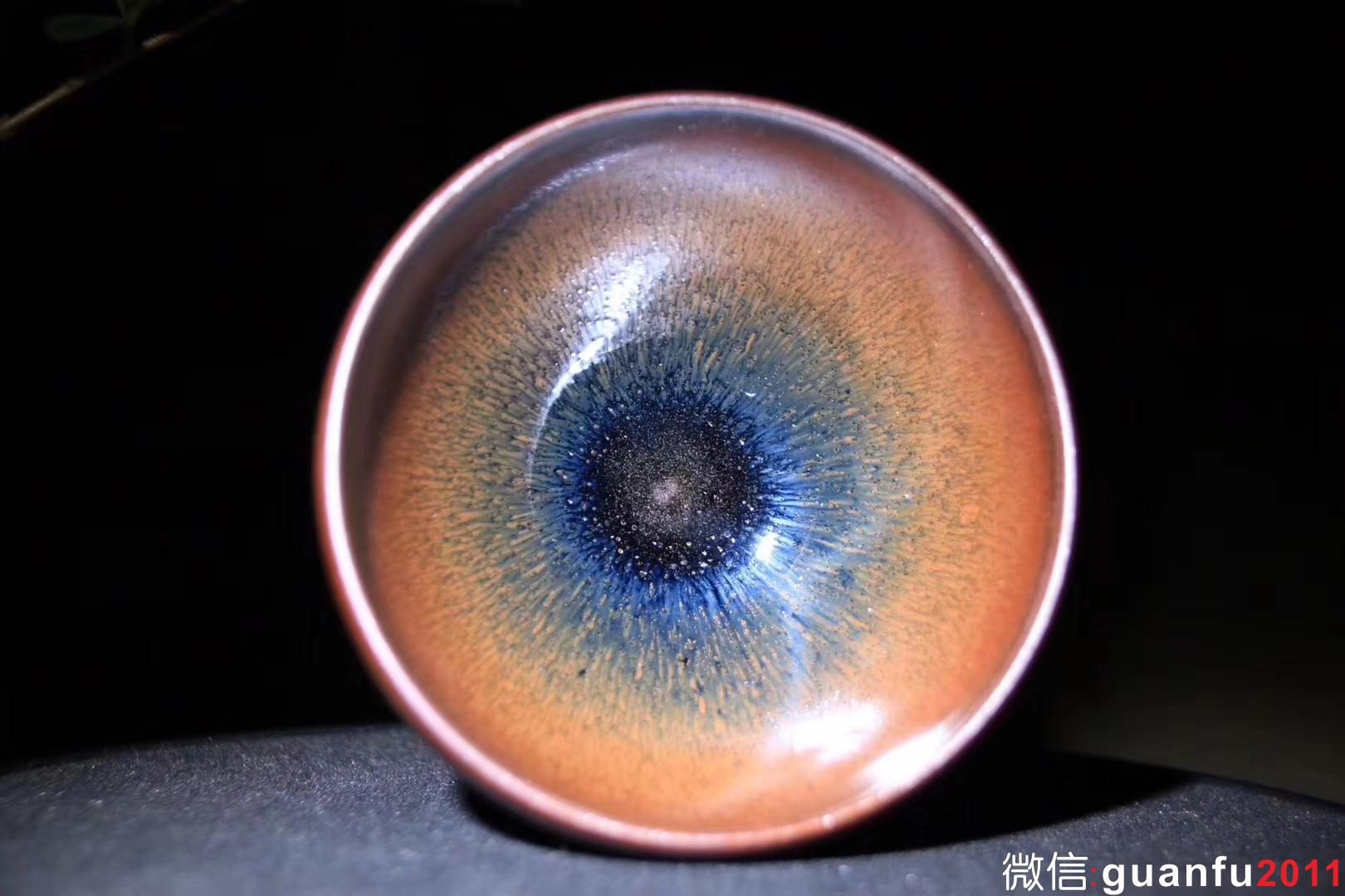 李遠(yuǎn)興老師 龍窯柴燒 兔毫 口徑9 高5.3