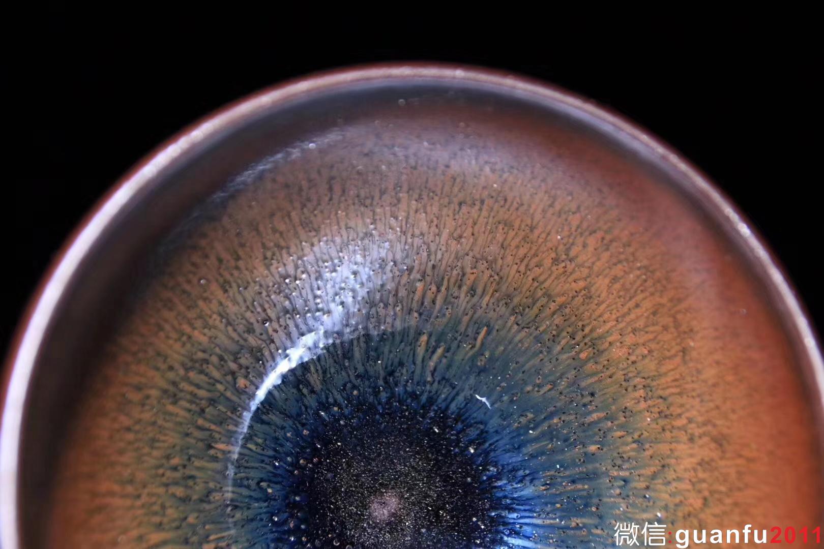 李遠(yuǎn)興老師 龍窯柴燒 兔毫 口徑9 高5.3