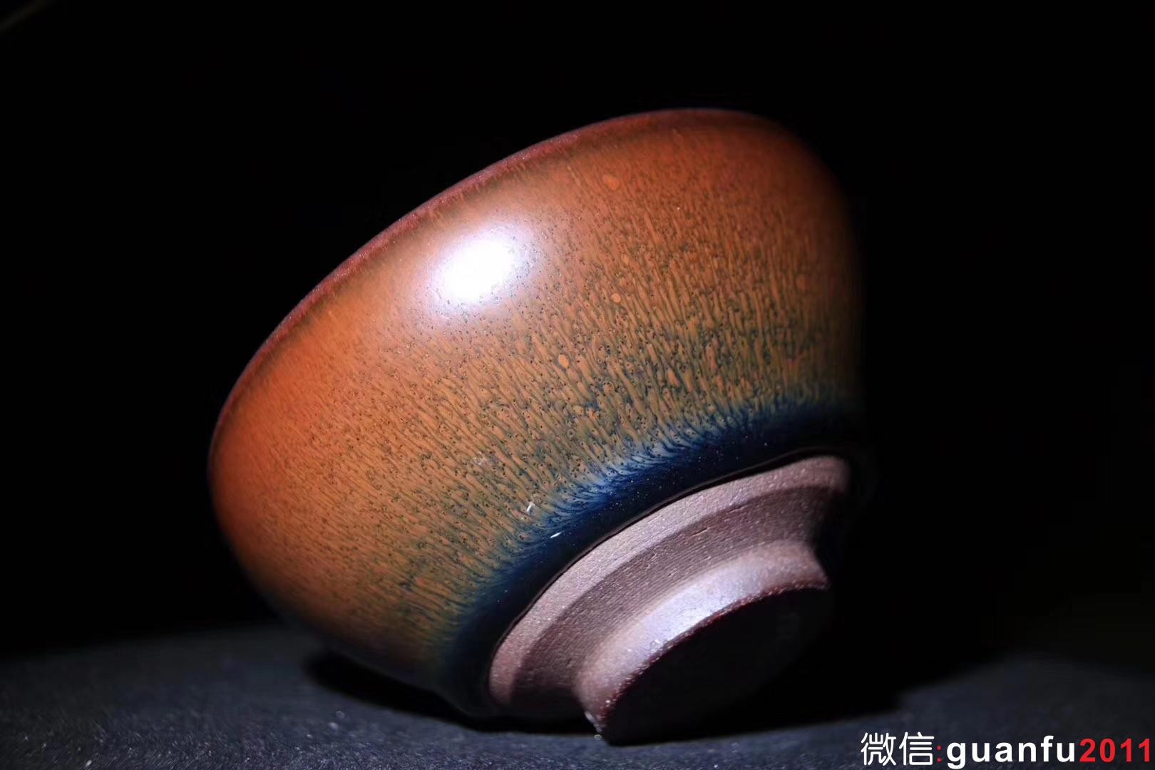 李遠(yuǎn)興老師 龍窯柴燒 兔毫 口徑9 高5.3