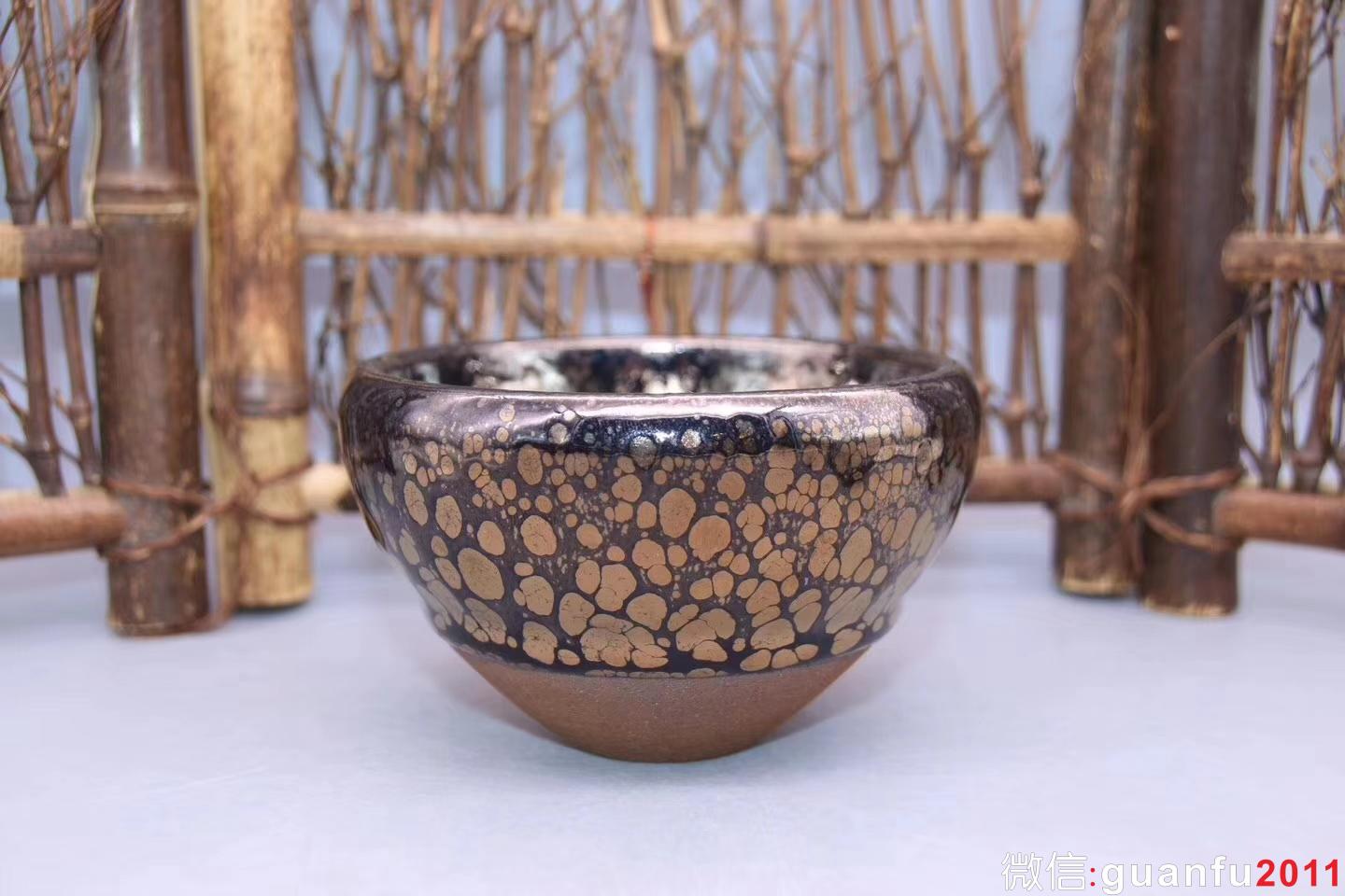 黃上興：金油滴·缽型、完美無瑕精品， 9.5cm 6cm