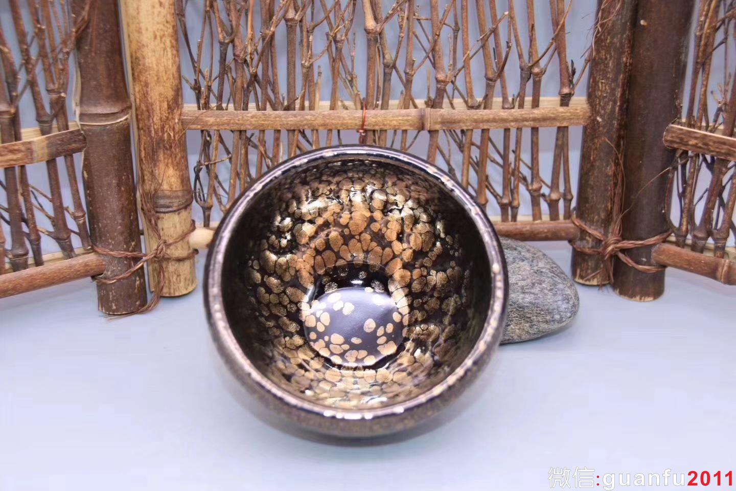 黃上興：金油滴·缽型、完美無瑕精品， 9.5cm 6cm